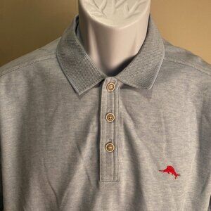 Tommy Bahama Men's light blue Islandzone s/s golf polo shirt Medium M EUC